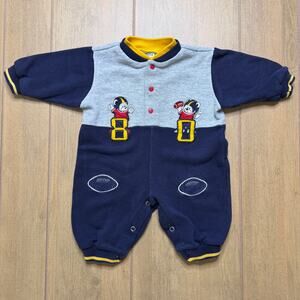 VTG Cowboys & Angels Baby Football Romper - 90s Sports Theme NFL Game Day - 6-9M